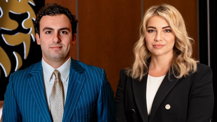 Elisabeth and Michael, associate attorneys at Plakas Mannos